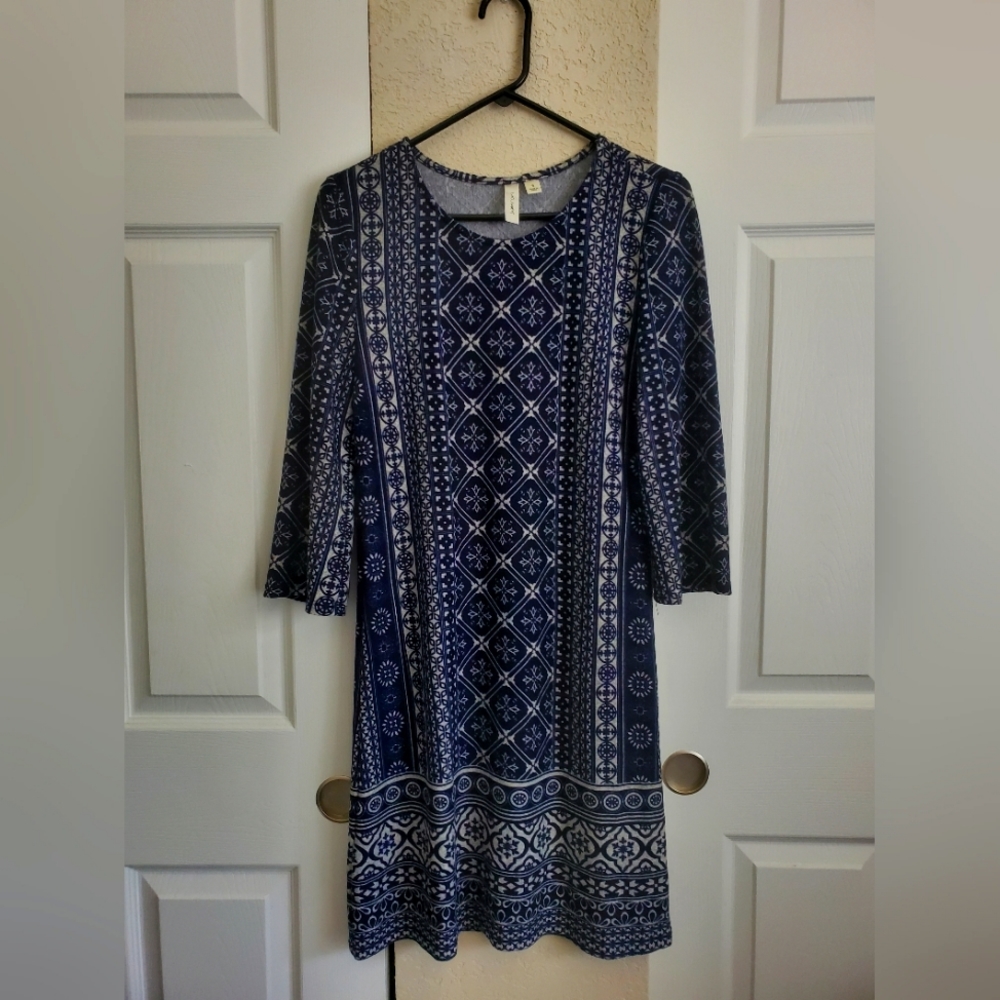 Royal Blue Bohemian Dress